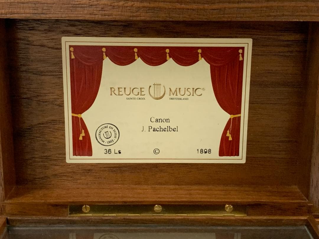 【*u様 REUGE MUSIC オルゴール Canon J. Pachelbe