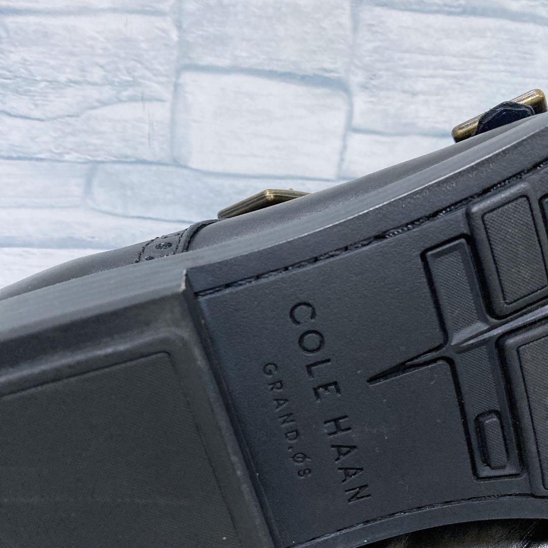 コールハーン 革靴 ダブルモンク ジェファーソングランド 本革 黒 26 上質