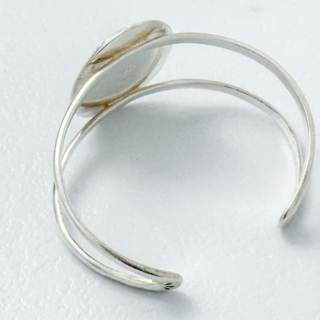 agete アガット　シルバー　シェル　バングル　オパール　オーバル