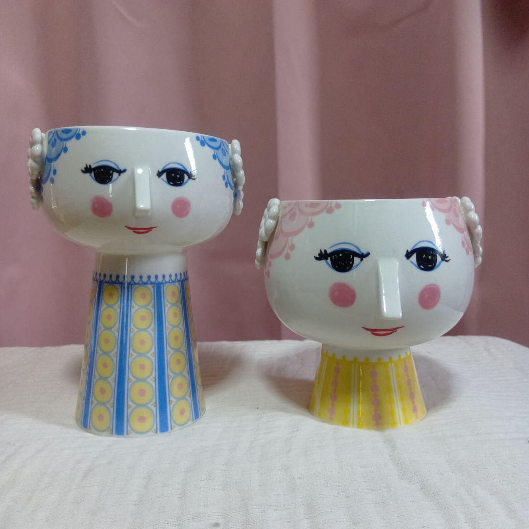 ビヨン・ヴィンブラッド フラワーベース ２個セット