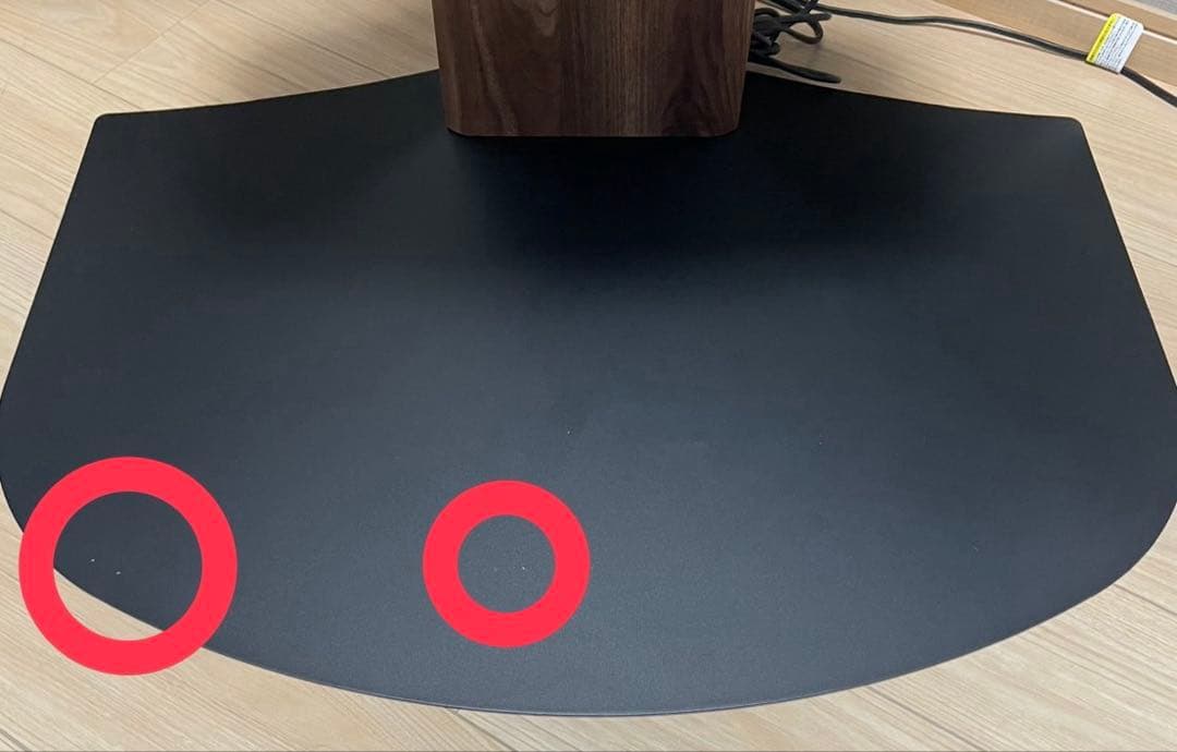 朝日木材 壁寄せテレビスタンド WS-B840-DB 40〜77型対応 棚付き