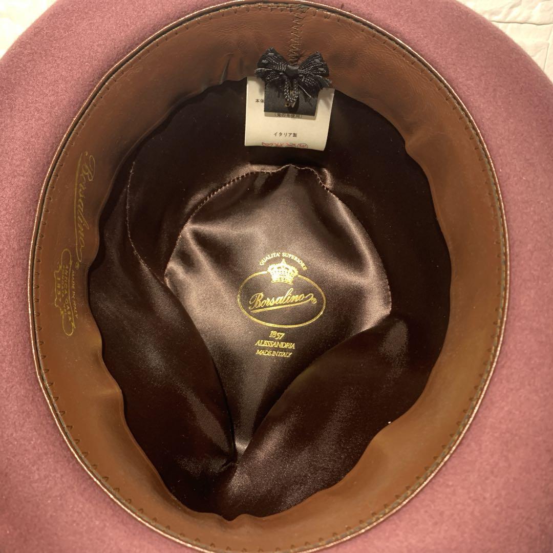 ボルサリーノラビットフェルトハット57 UK7