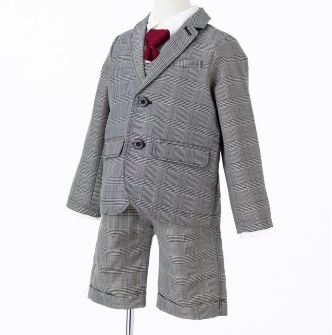 120 ブランシェス　キッズスーツ　靴セット