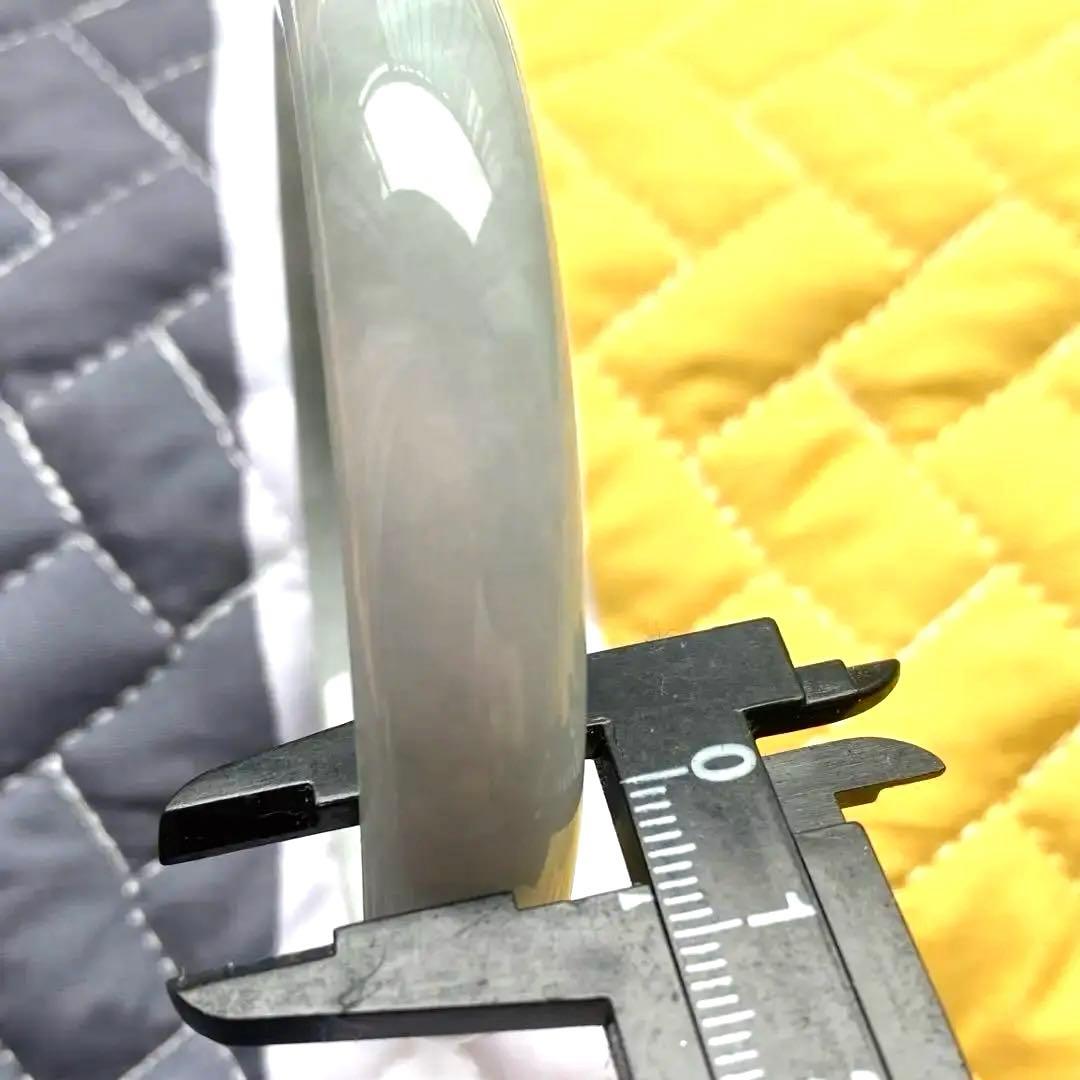 （赤字処分）【大きめサイズ】ミャンマー産 A貨 翡翠バングル本翡翠保証