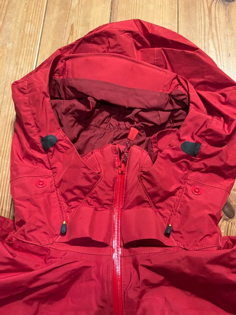 montbell スキーウェアセット 赤