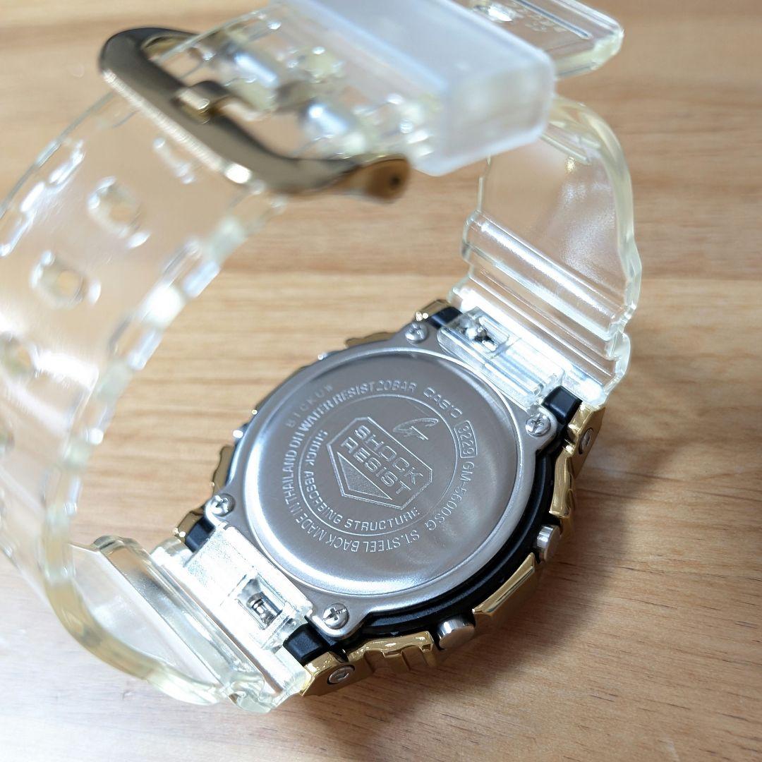 【未使用品】G-SHOCK GM-5600SG-9JF ゴールド×スケルトン
