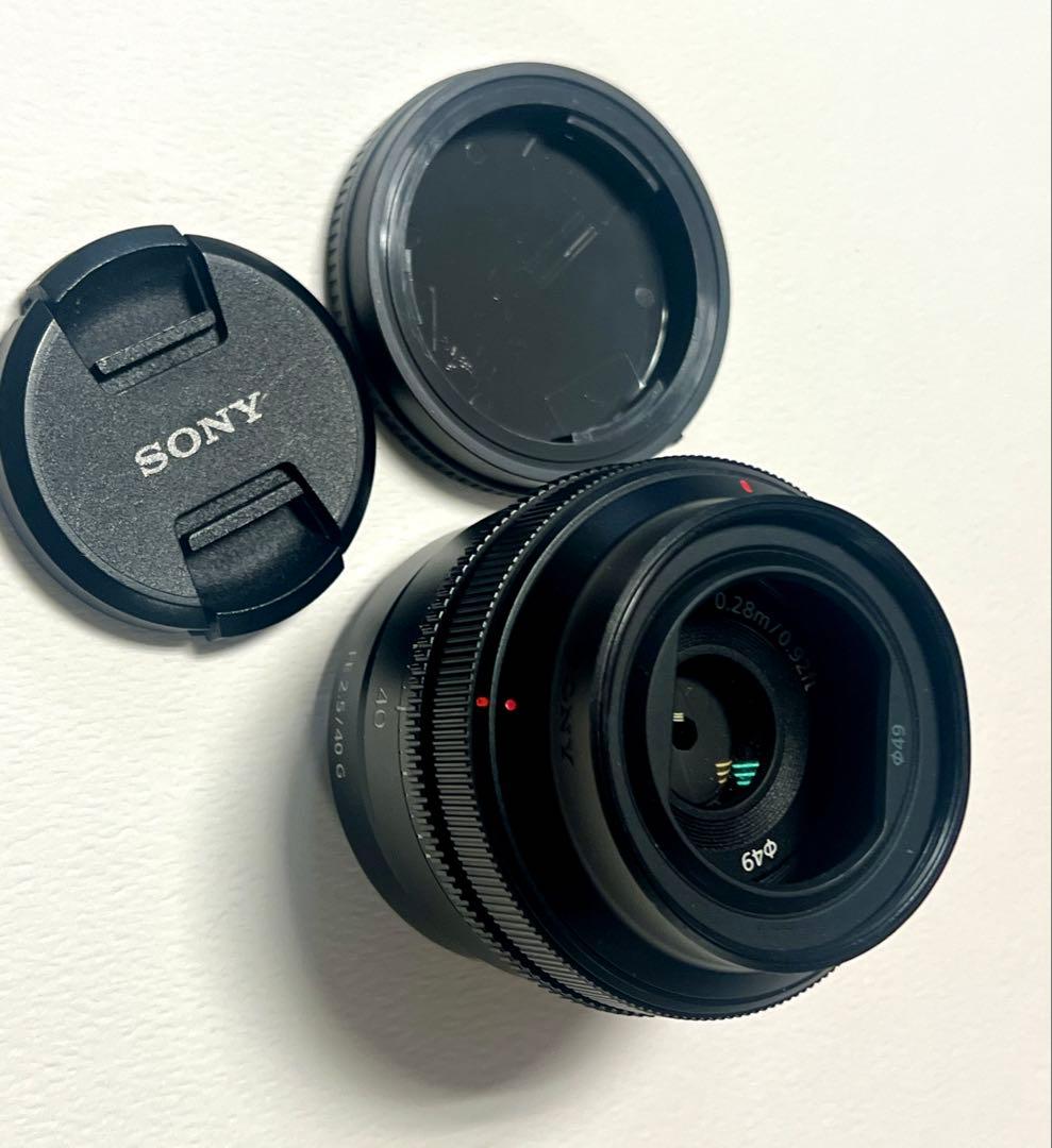 【極上美品】SONY Gレンズ FE40mm F2.5 G（SEL40F25G）