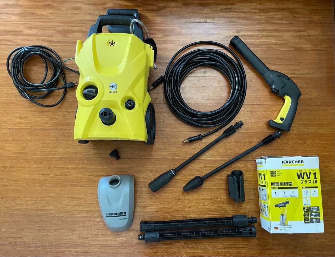 KARCHER 高圧洗浄機 50Hz K3 サイレントベランダ&WV1プラスLR