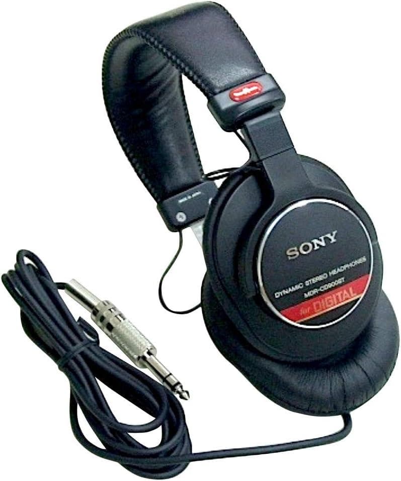 【美品】SONY スタジオモニターヘッドホン 黒 MDR-CD900ST