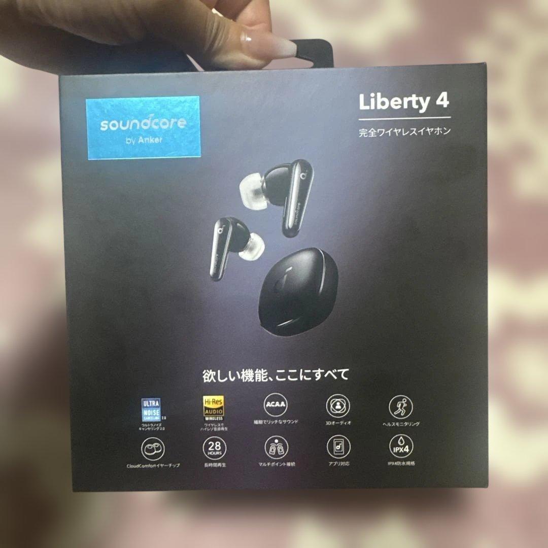 ANKER Liberty4 ワイヤレスイヤホンブラック