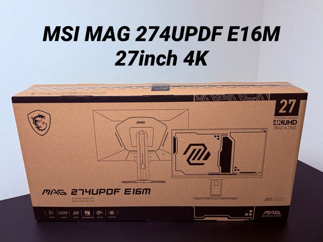 MSI MAG E16M 27インチ 4K MiniLED モニター