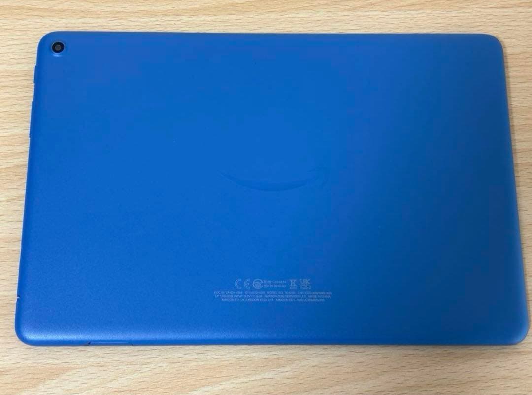 Fire HD 10 64GB ブルー カバー付・ガラスフィルム貼付済ほぼ未使用