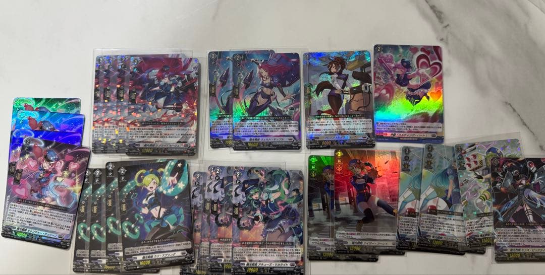 ヴァンガード 極光戦姫 デッキ + パーツ