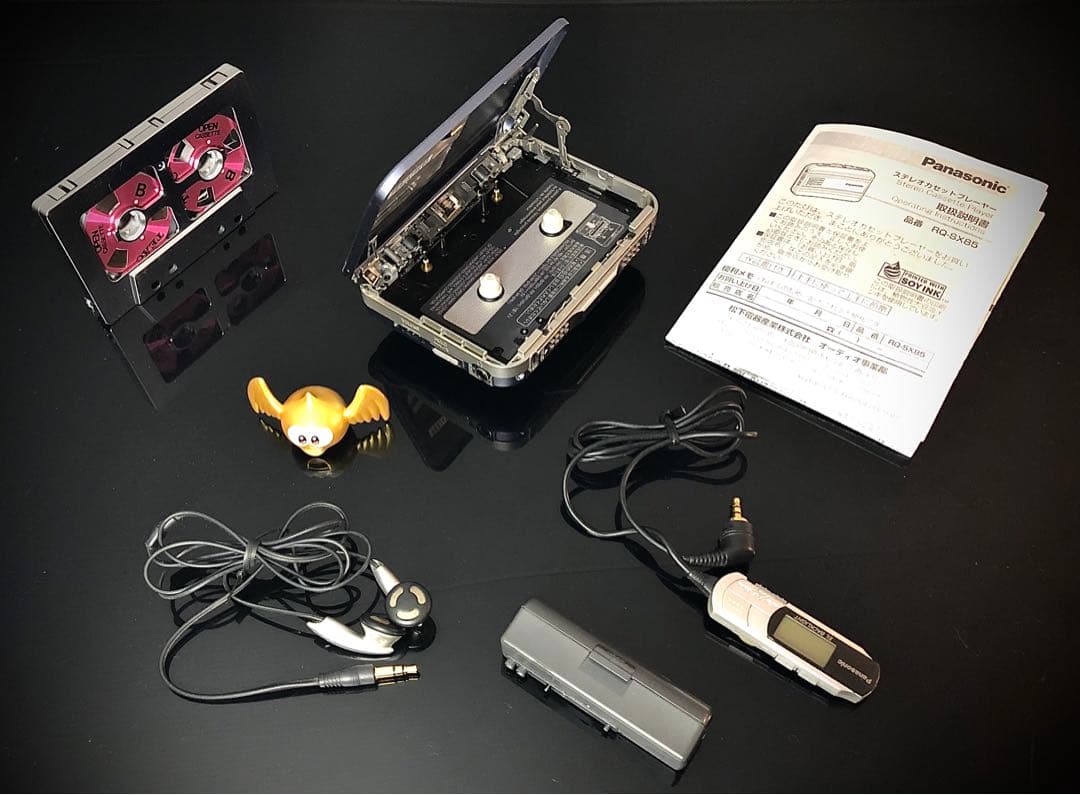 カセットウォークマンPanasonicRQ-SX85灰色「整備済み、完動美品」