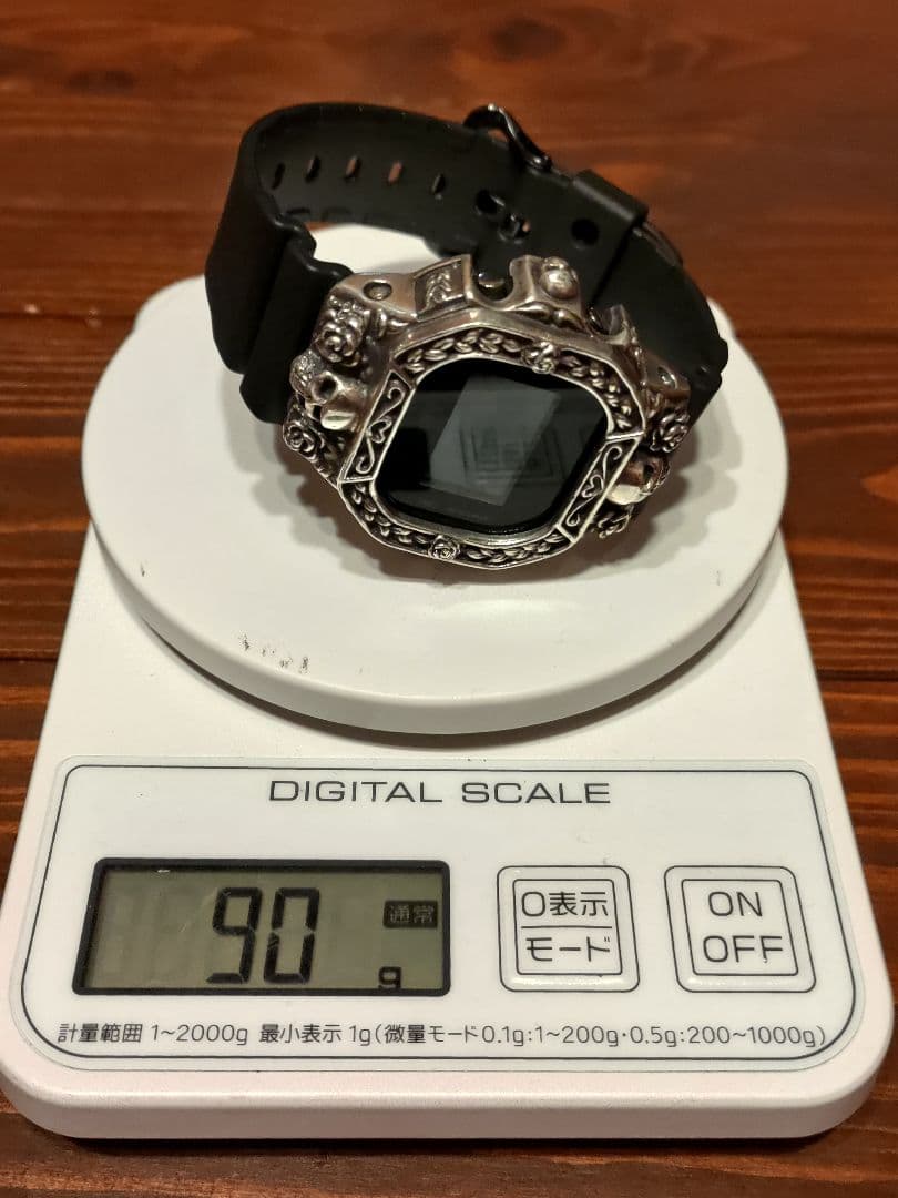 DW-5600BB silver925 シルバー ベゼル バイカー スカル 純銀