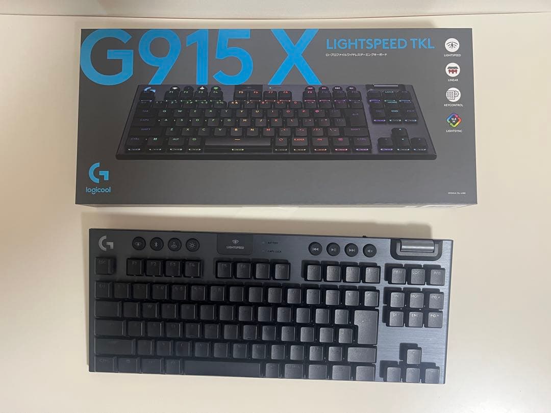 キーボード Logicool G915 X LIGHTSPEED TKL-LNBK