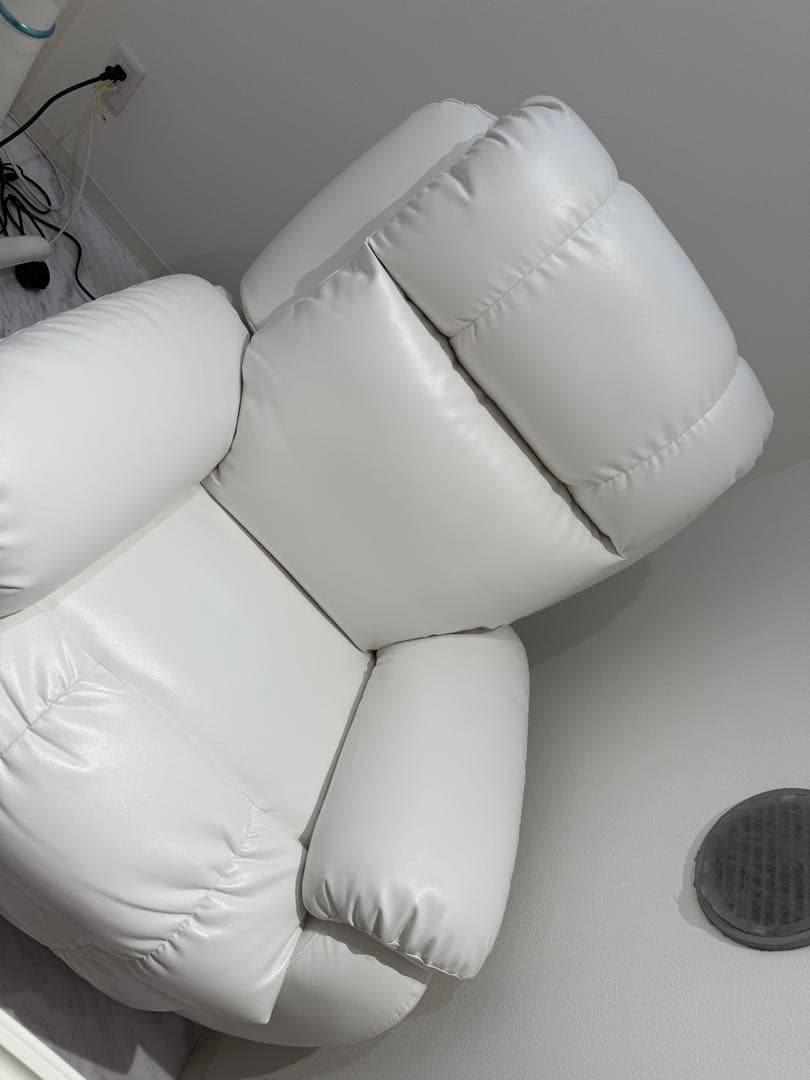 シフォンジュニア電動白　シフォンjrリクライニングソファホワイト