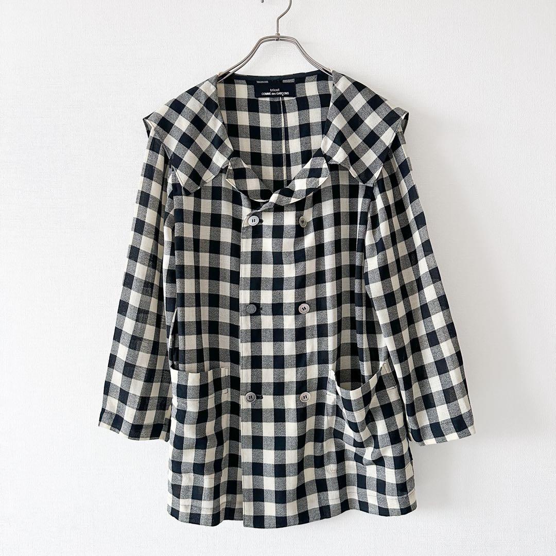トリココムデギャルソン /ギンガムチェック ジャケット AD1991