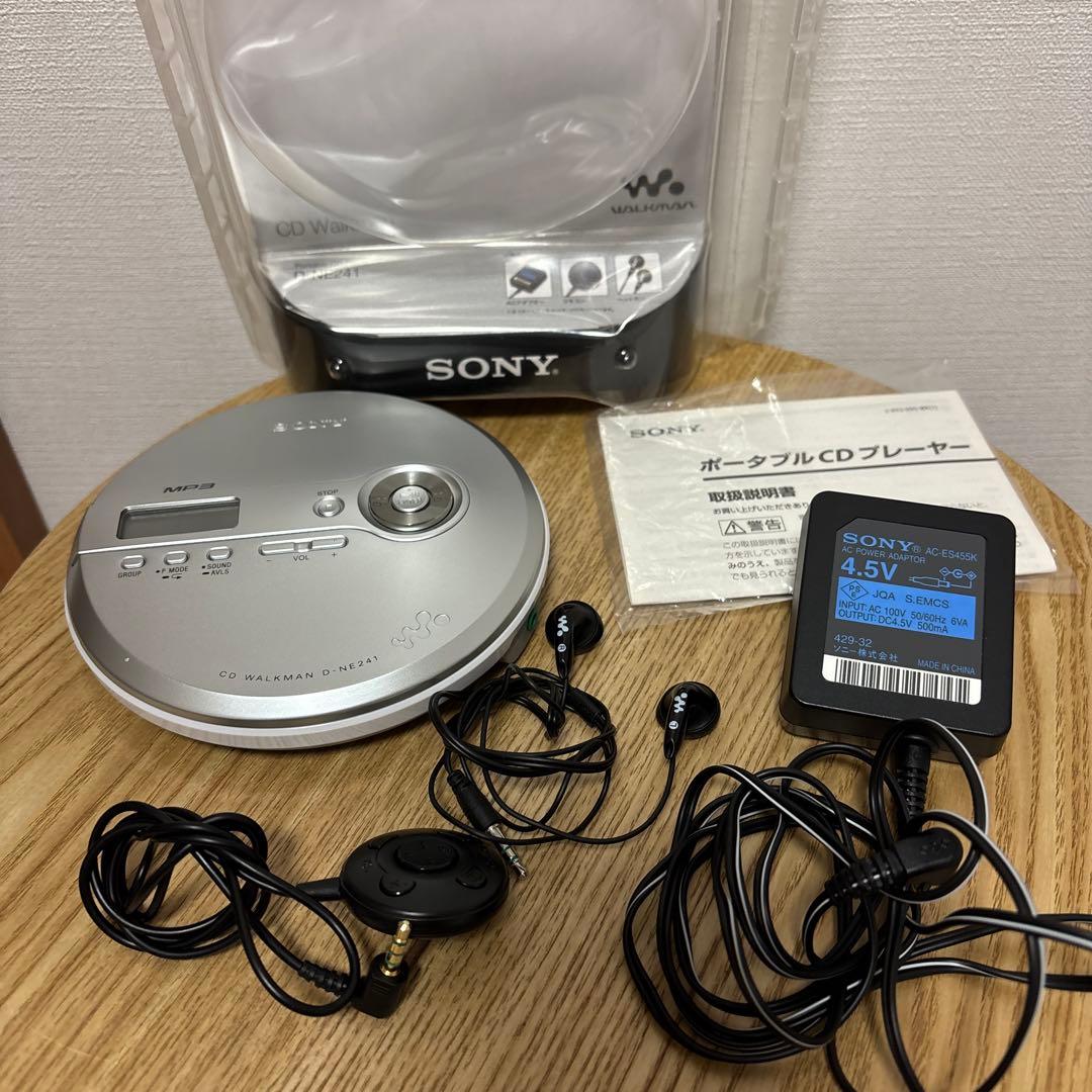 SONY D-NE241 ポータブルCDプレーヤー