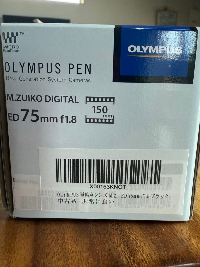 OLYMPUS M.ZUIKO DIGITAL ED 75mm f1.8 極美品