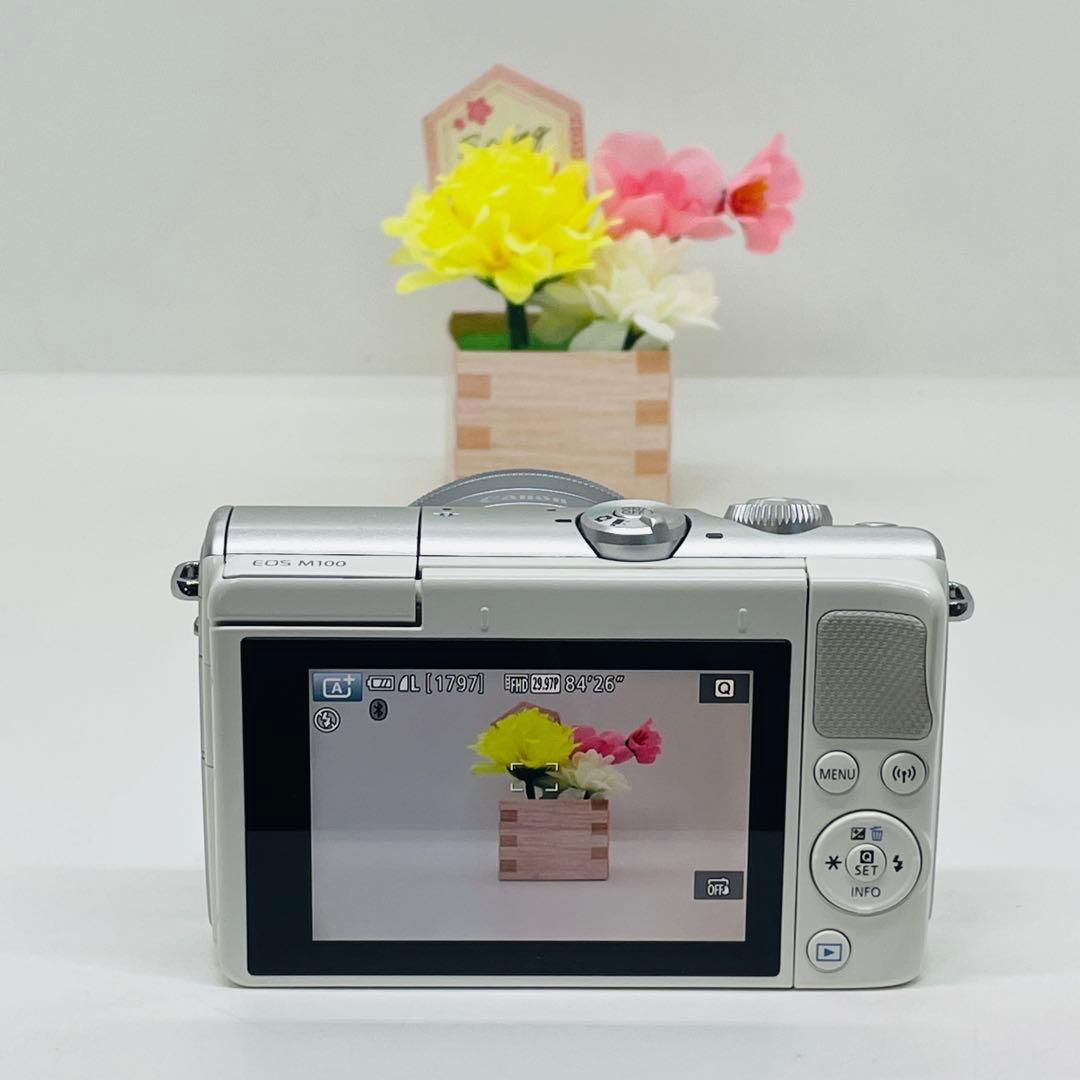 Canon ミラーレス一眼カメラカメラ　EOS M100 ダブルレンズセット