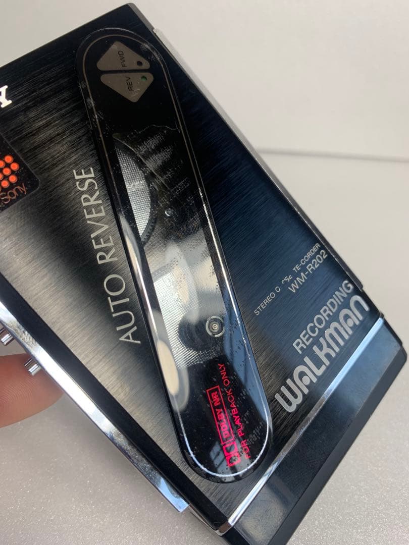 ジャンク 昭和　レトロ　ソニー ウォークマン SONY　WM-R202