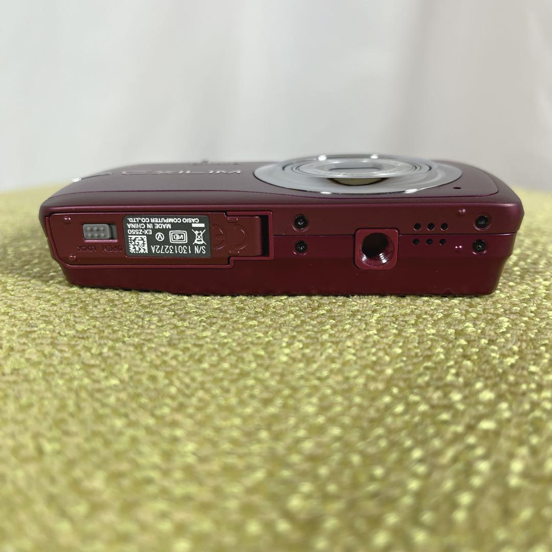CASIO EXILIM EX-Z550 パープル デジタルカメラ　エクシリム