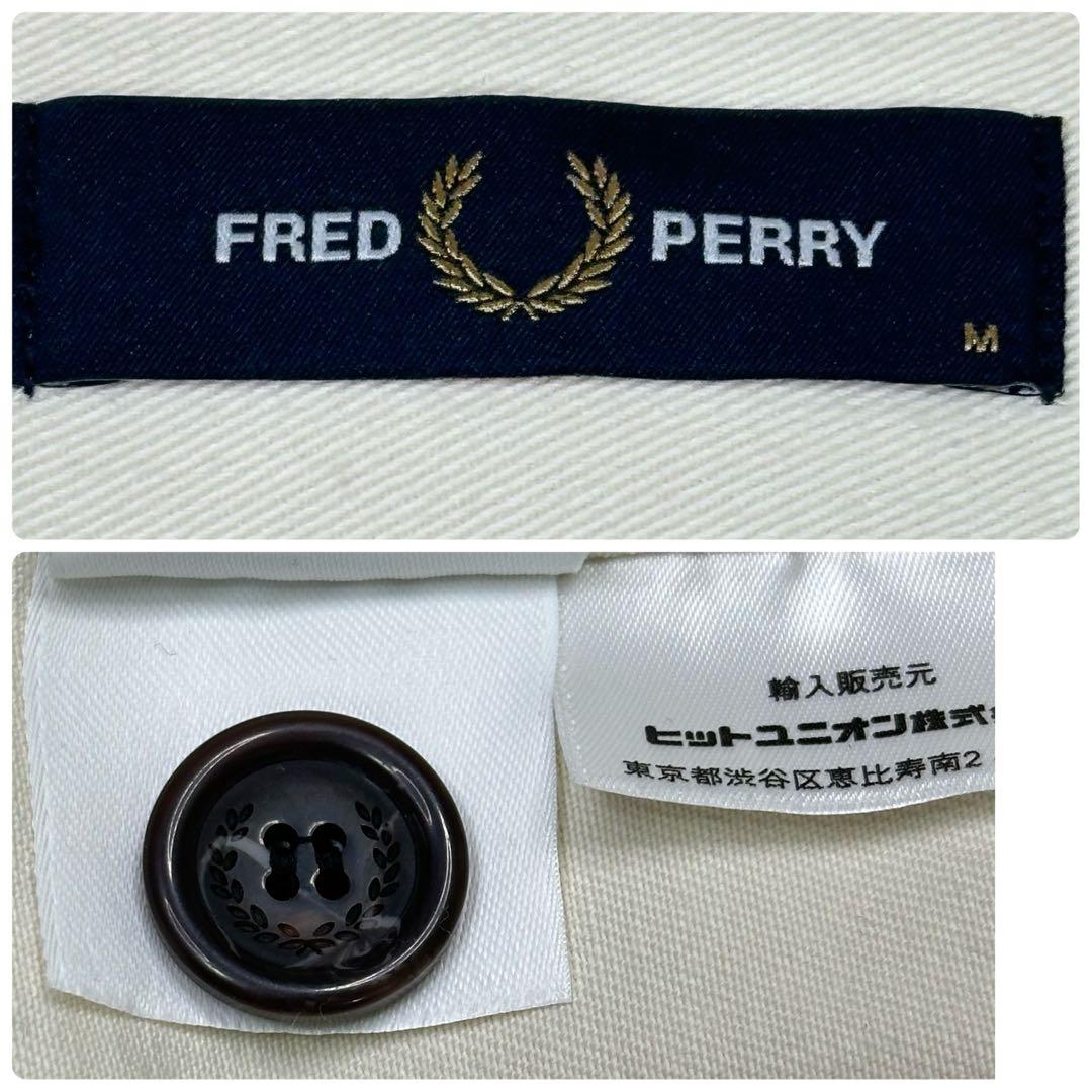 ✨希少✨Fred Perry Twill Overshirt Ecru M