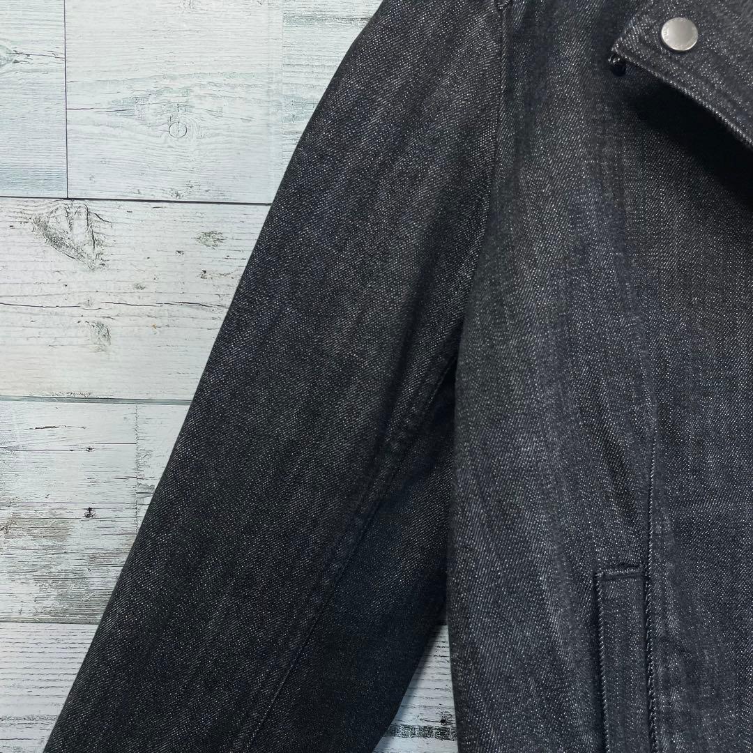 ☆大きいサイズ・3L☆バーバリーロンドン　デニムライダースジャケット　チェック柄