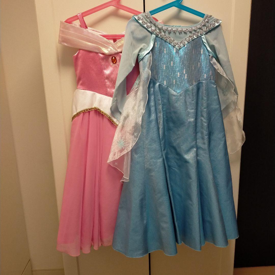 まあちゃん　ビビディバビディブティック　エルサ&オーロラ姫　110センチ