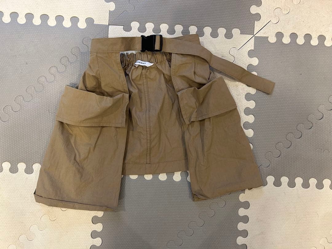 pheeny 23SS Cotton nylon dump apron エプロン