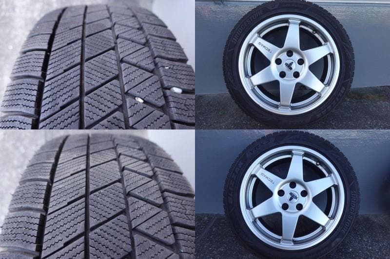 nathアルファロメオ/ブリザックVRX3/2024年製バリ山4本セット