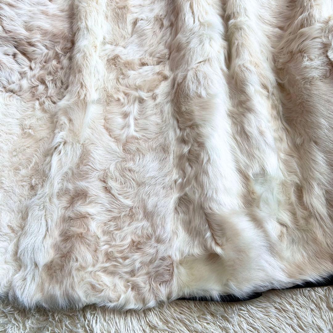 【極美品✨️希少カラー】カネボウシルク 高級 ミンク ラム コート毛皮 XL