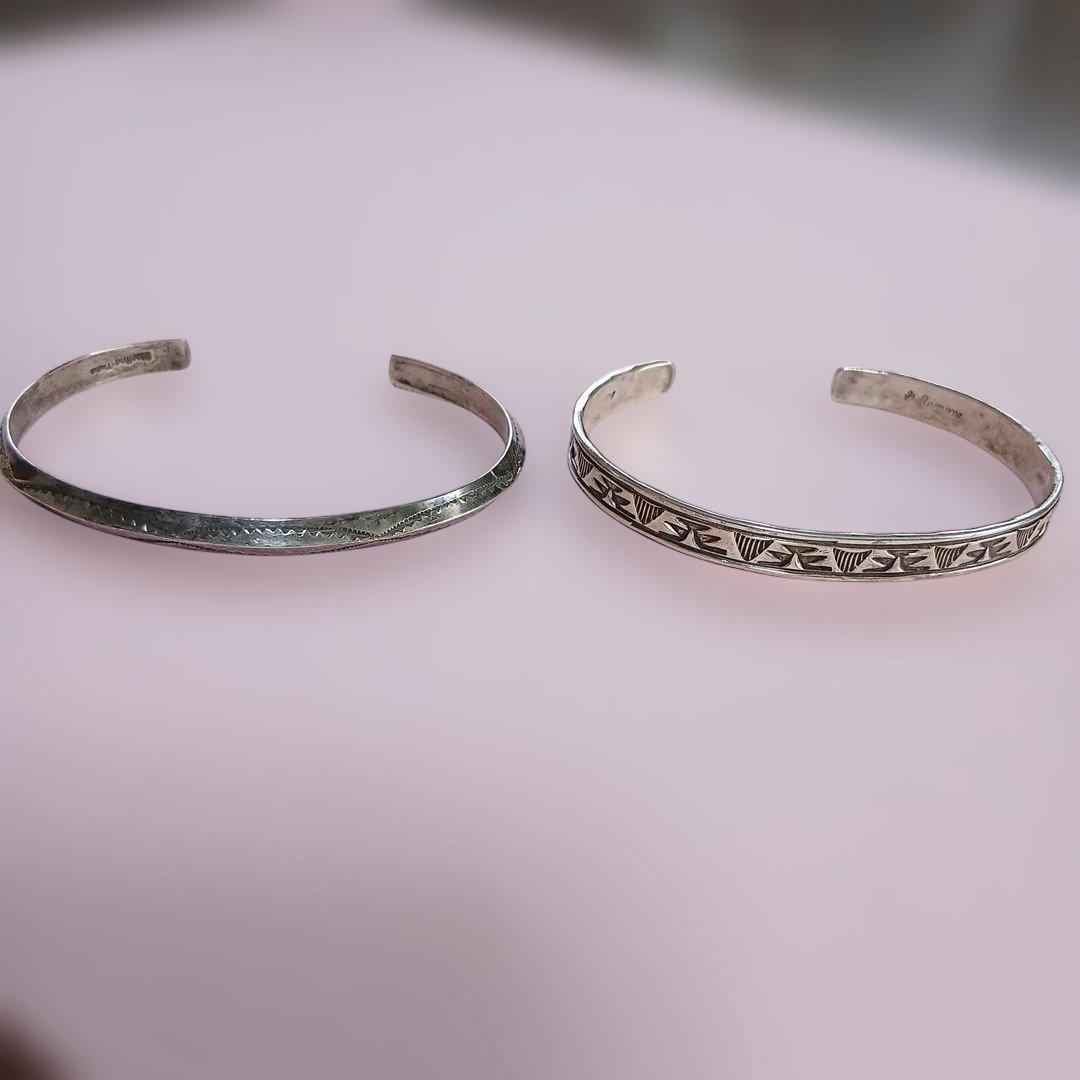 シルバーブレスレット2点