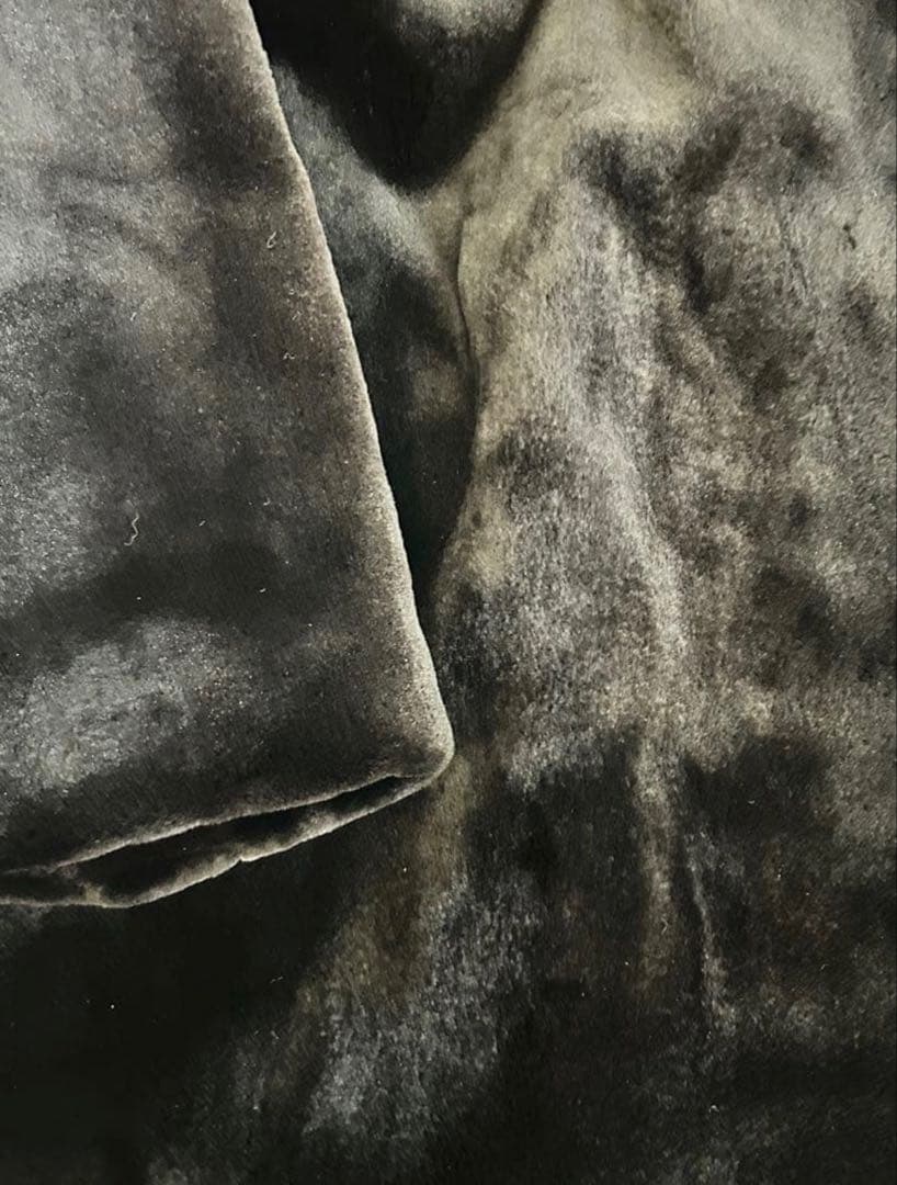 未使用サガフォックス銀タグ シェアードミンクコート黒