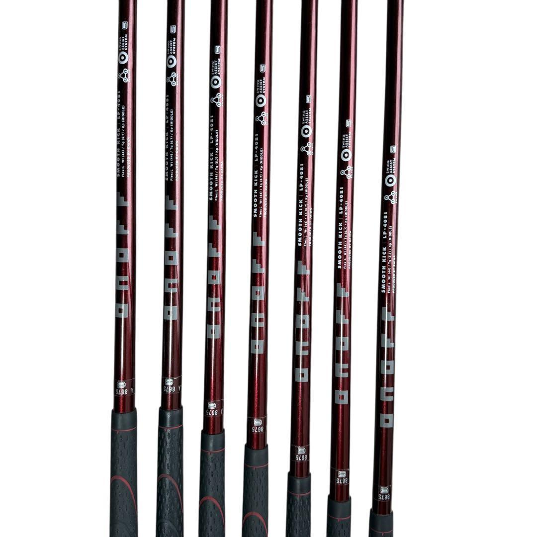 【初心者向】ONOFF レディース アイアン7本 L 右用 LP-408I