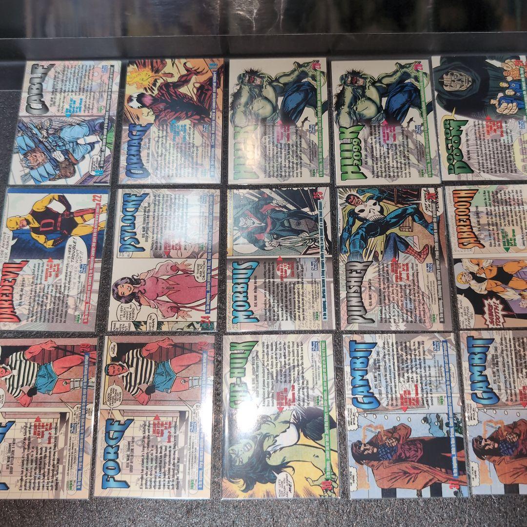 MARVEL 1993 トレーディングカード まとめ メルカリ便