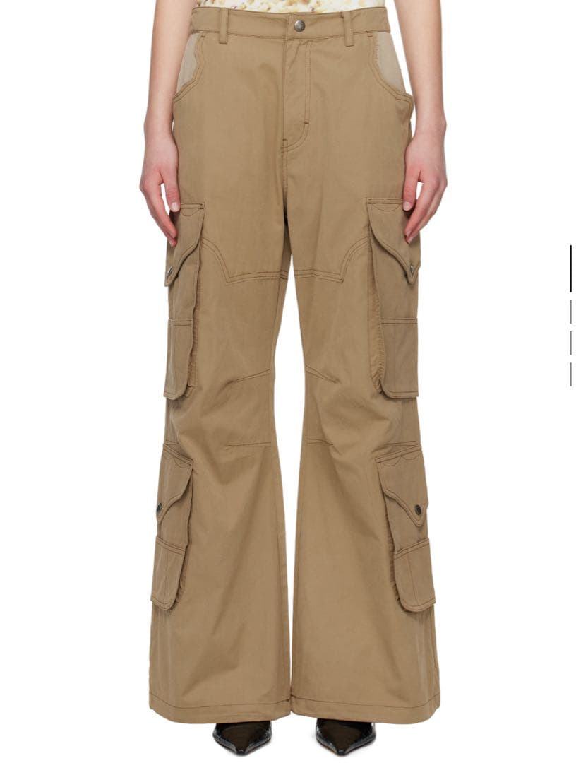 Andersson Bell カーゴパンツ ベージュ