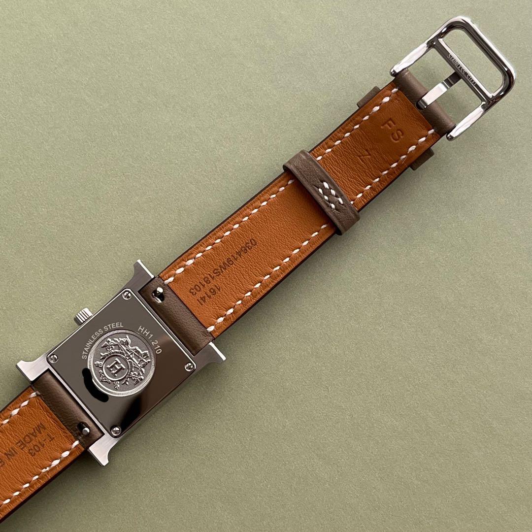 エルメス　Hウォッチ エトゥープ　未使用品