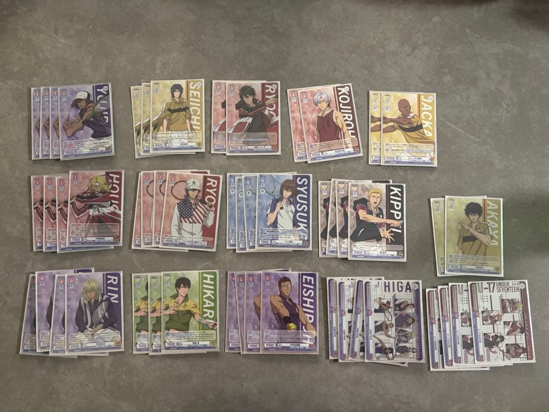 ヴァイスシュヴァルツブラウ　引退品　テニスの王子様　デッキ2個　値下げ交渉可