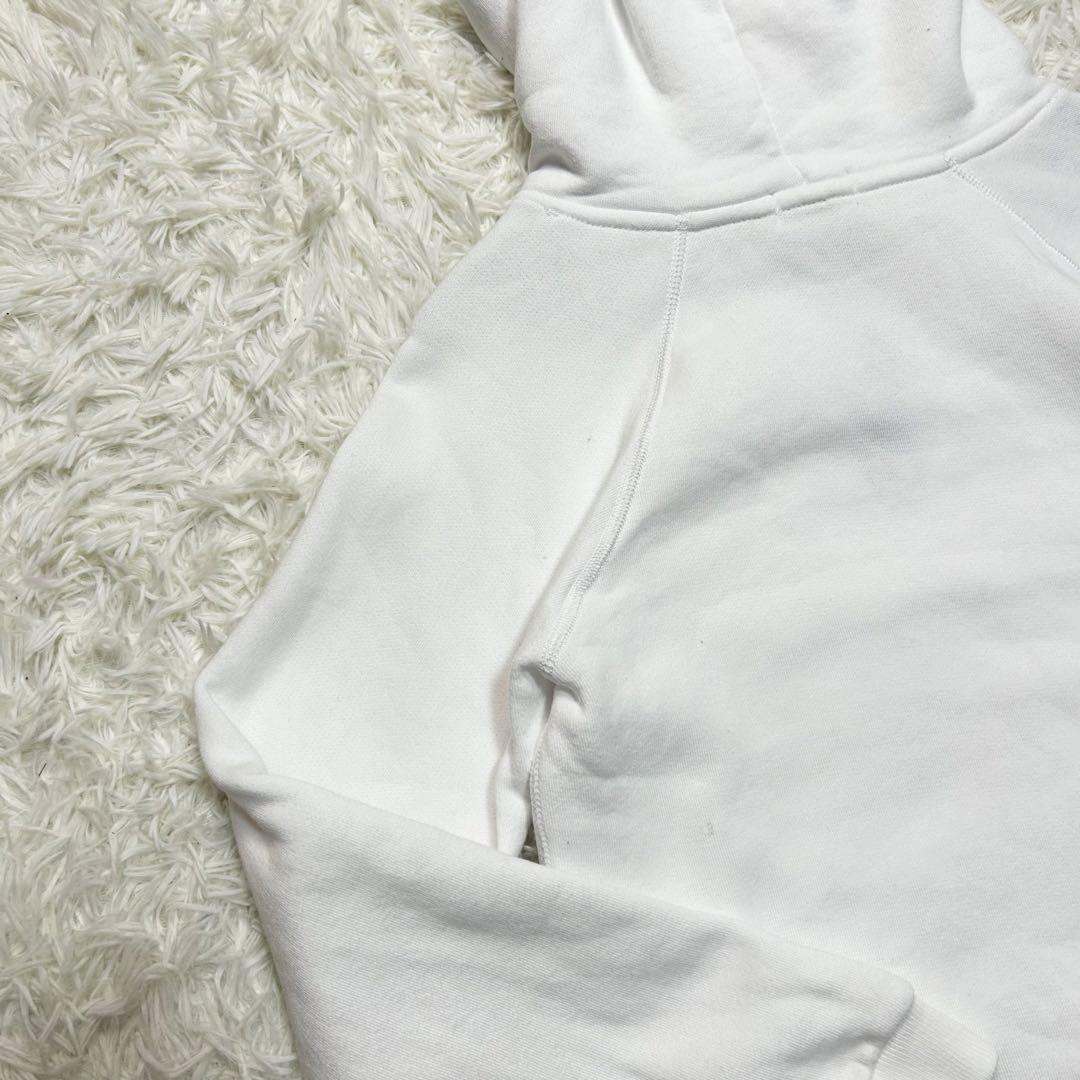 美品 現行タグ QR ポロラルフローレン パーカー ビッグポニー 白 ネイビー