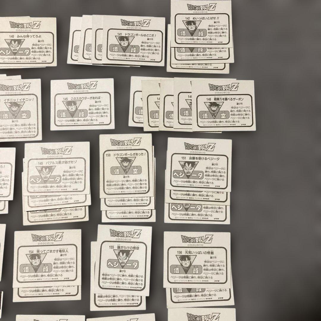 【希少品】ドラゴンボールZアマダ カードセット 158枚 原画絵 昭和レトロ