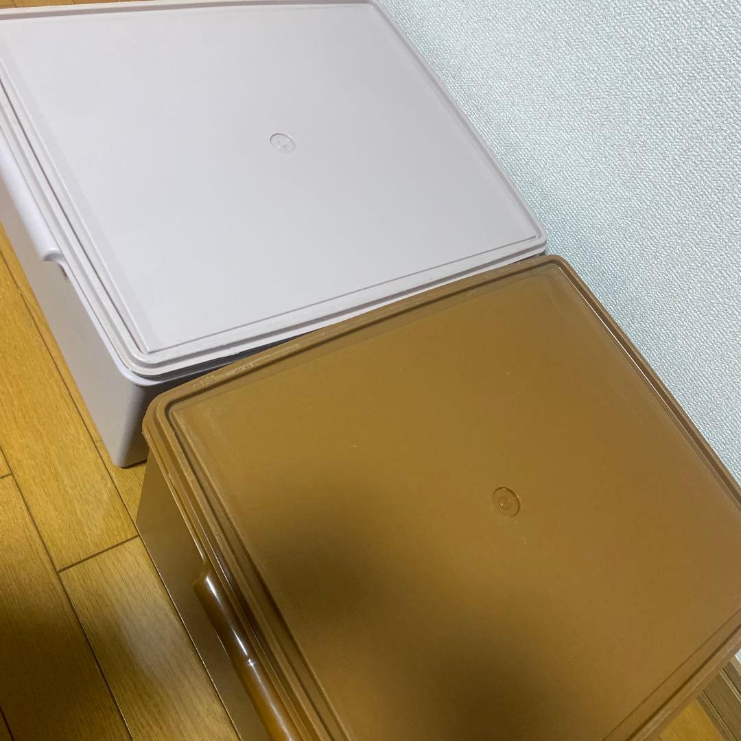 タッパーウェア　ディープスーパーケース4個セット