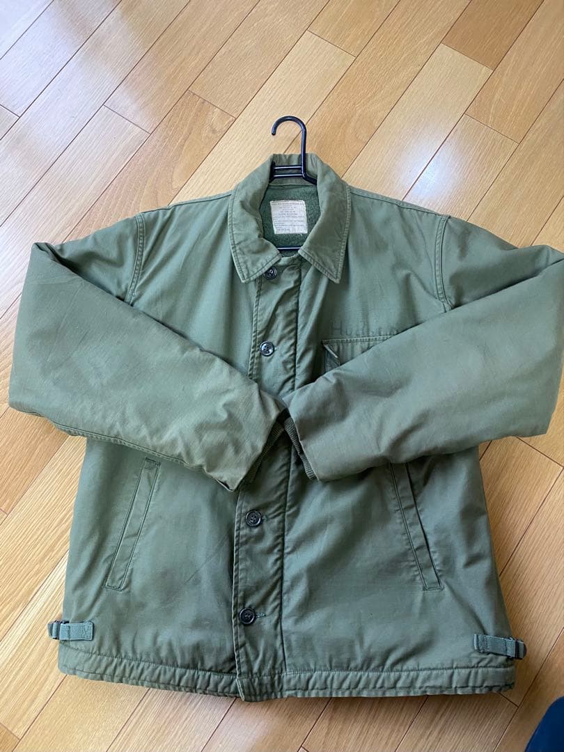vintage US NAVY A-2ミリタリージャケット 74s Lサイズ