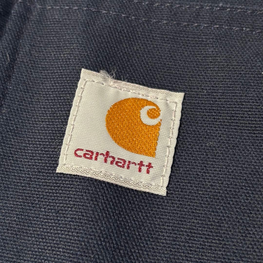 美品 USA製 カーハート アクティブ ジャケット パーカー M ネイビー 紺