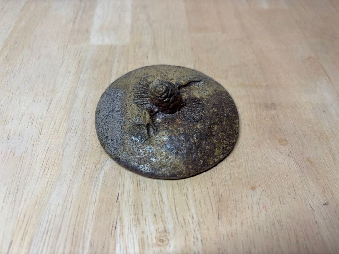 ㊾備前焼 宝瓶 登り窯 松 まつ マツ 手びねり 急須