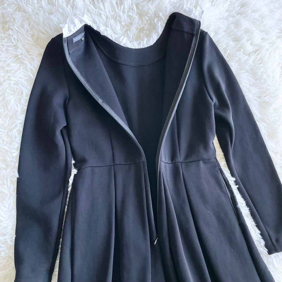 美品✨現行✨ツルバイマリコオイカワ　ワンピース　レースカラー　長袖　フリル　36