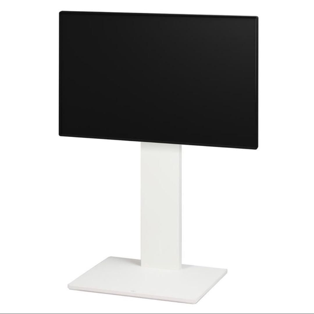 【美品】　WALL　B1　首振りテレビスタンド　ハイタイプ　サテンホワイト