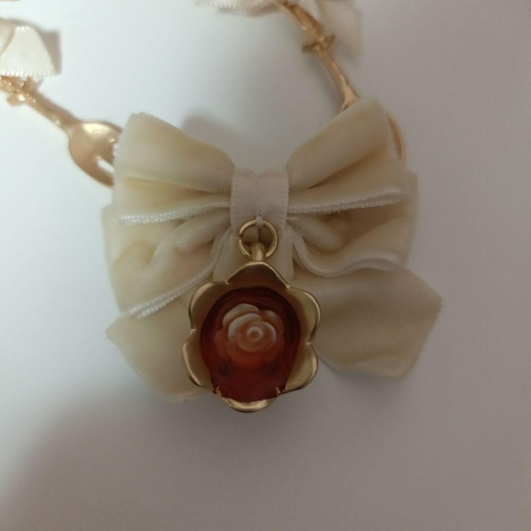 ま*け様 星箱works Drink me!　リボンネックレス