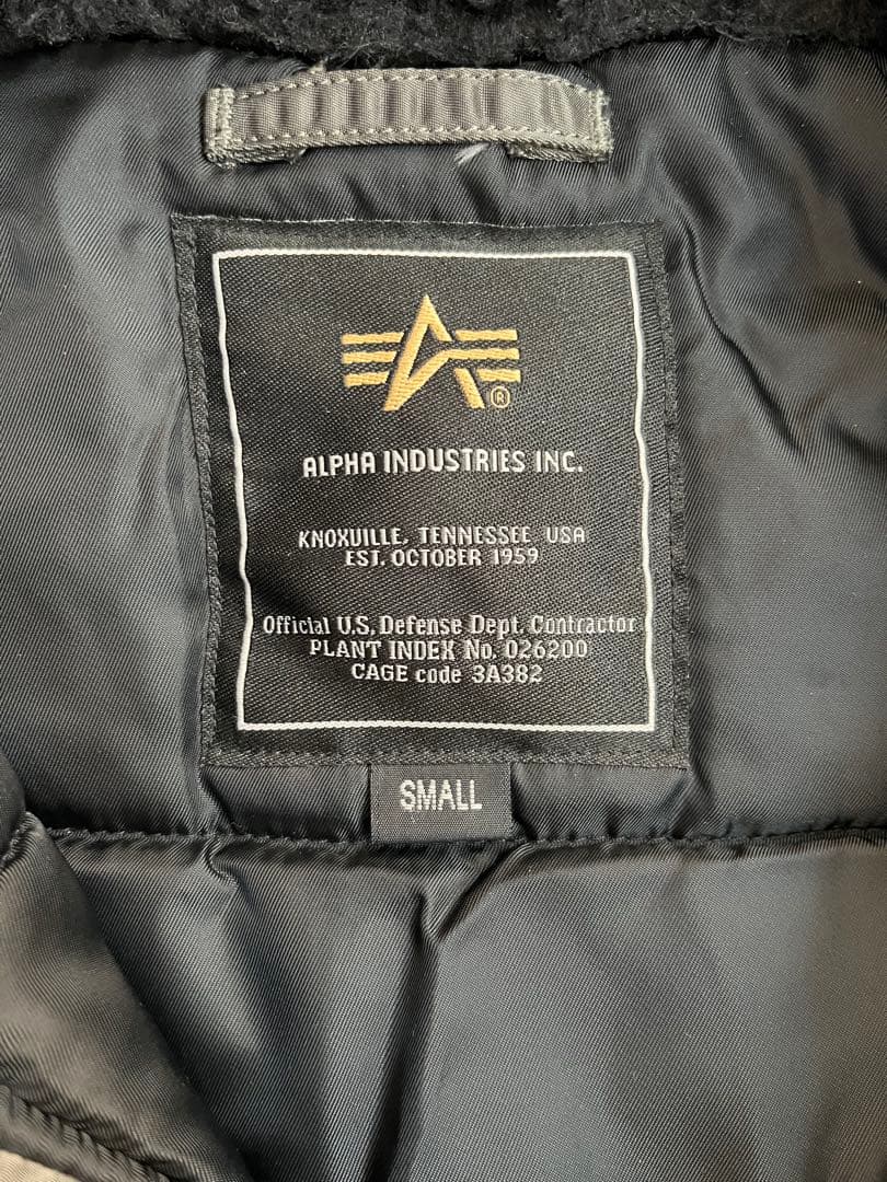 【リアルファー】アルファ　N-3B レプリカグレー　Sサイズ